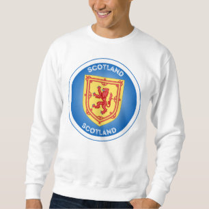 Scotland Coat of Arms Circle Shape Sweatshirt