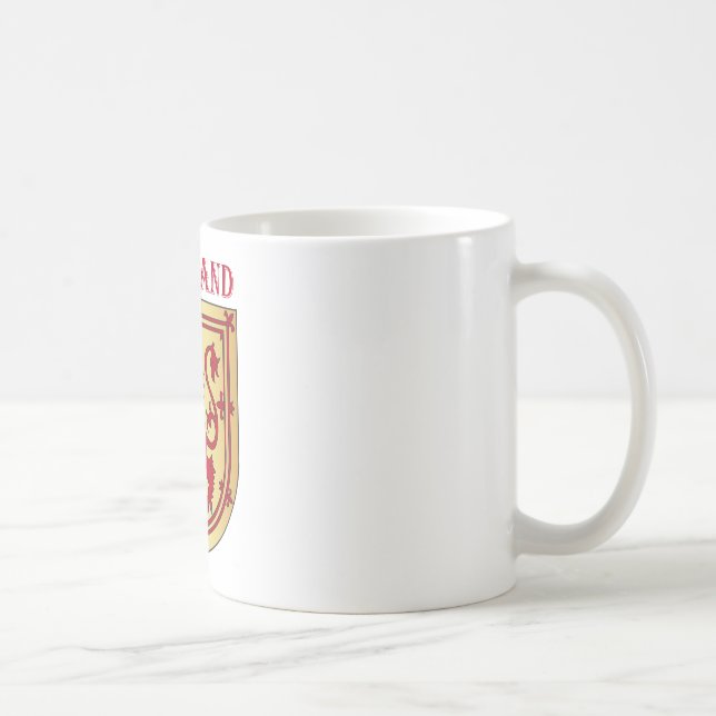 Scotland coat of arms coffee mug (Right)