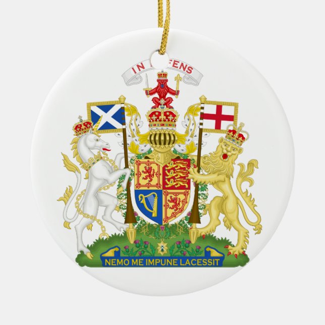 Scotland Coat of Arms Ornament (Front)