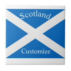Scotland Country Flag Thunder_Cove Tile