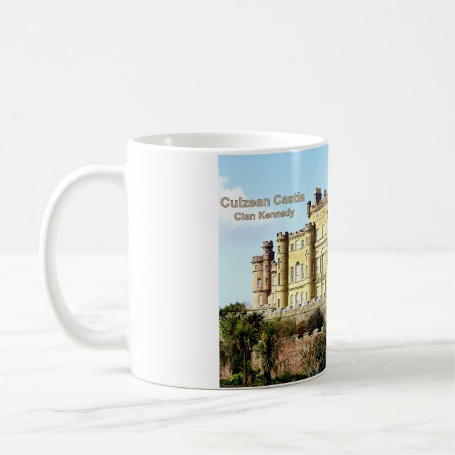 Scotland Culzean Castle -- Clan Kennedy Home Coffee Mug (Left)