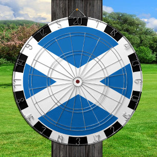 Scotland Dartboard, game board, Scottish Flag Dartboard