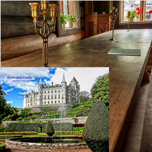 Scotland Dunrobin Castle Gardens Sutherland Clan Jigsaw Puzzle (Creator Uploaded)