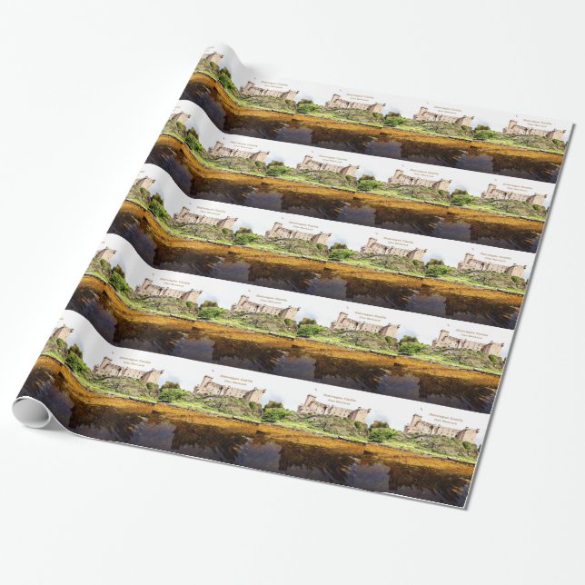 Scotland Dunvegan Castle – MacLeod Clan Wrapping Paper (Unrolled)