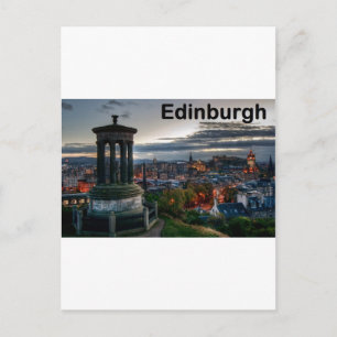 Scotland Edinburgh skyline (St.K) Postcard