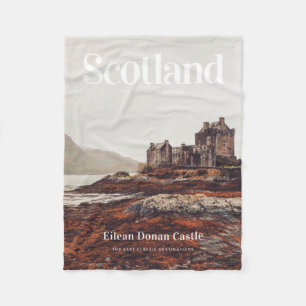 Scotland, Eilean Donan Castle, Scotland Fleece Blanket