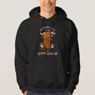 Scotland Farm Animal Scottish Farmer Highland Cow Hoodie