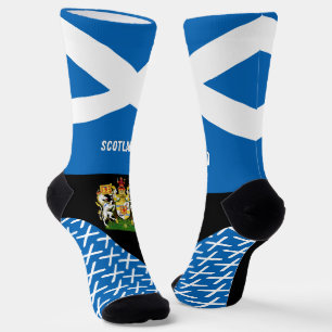 Scotland, fashion, Scottish flag, patriotic Socks