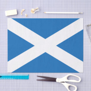 Scotland fashion, Scottish Flag tissue paper