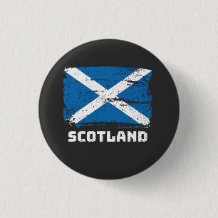 Scotland Flag 3 Cm Round Badge