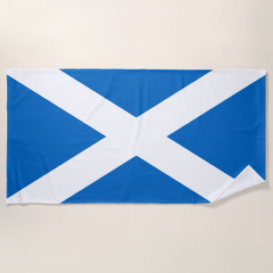 Scotland Flag Beach Towel