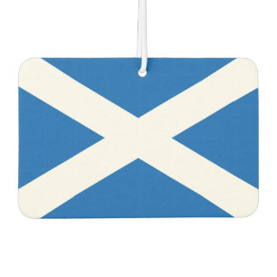 SCOTLAND FLAG BLUE WHITE CROSS  CAR AIR FRESHENER