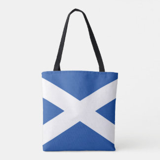 Scotland Flag Blue White Tote Bag