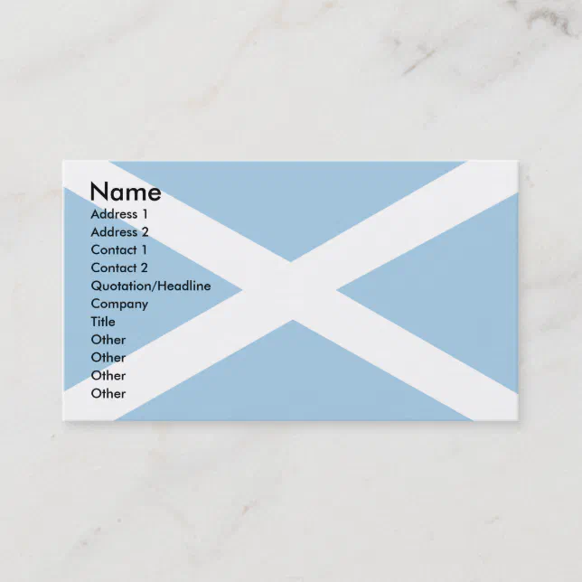 Scotland Flag - Portachiavi ovale in plastica