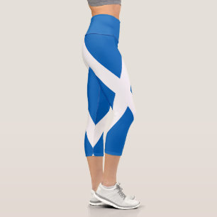 Scotland Flag Capri Leggings