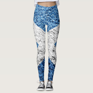 Scotland Flag Distressed Leggings