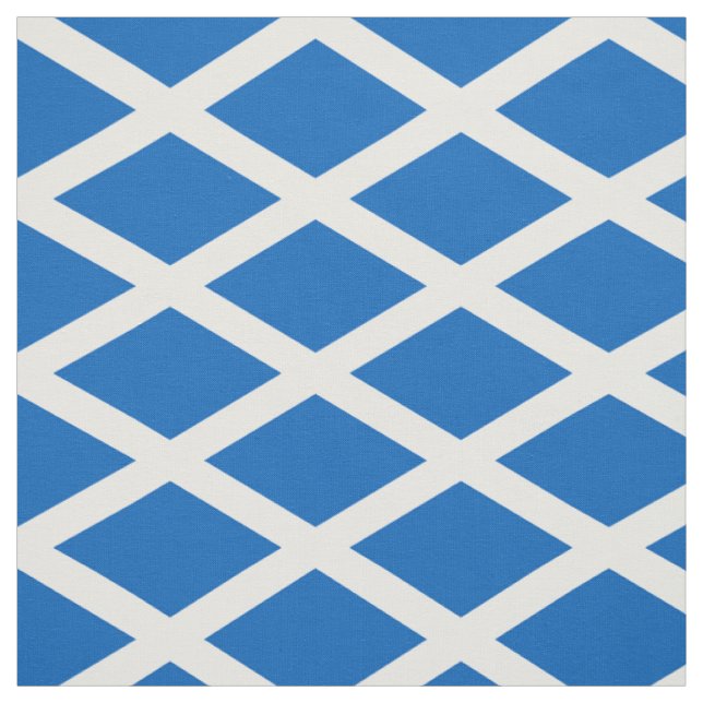 Scotland Flag Fabric (Swatch)