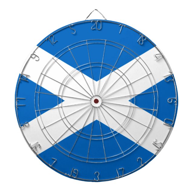 Scotland Flag Freedom Dartboard (Front)