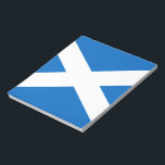 Scotland Flag Freedom Notepad<br><div class="desc">A bold Scottish flag design on a great custom gift.
Use the "Ask this Designer" link to contact us with your special design requests or for some assistance with your customisation project.</div>