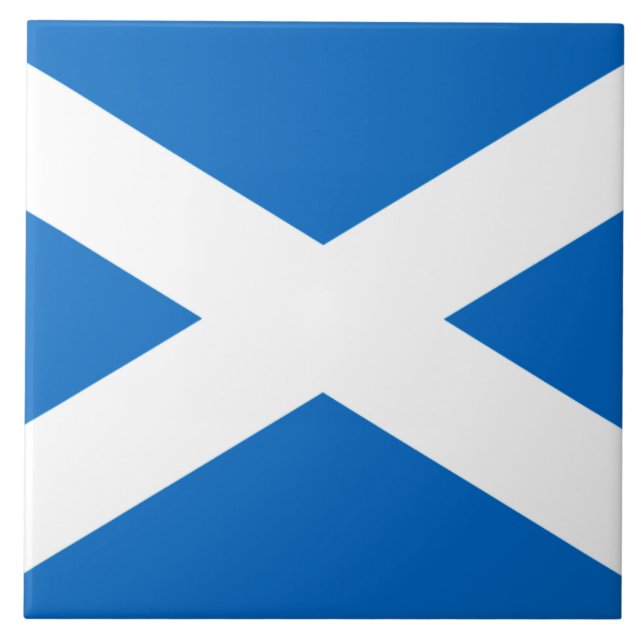 Scotland Flag Freedom Tile (Front)