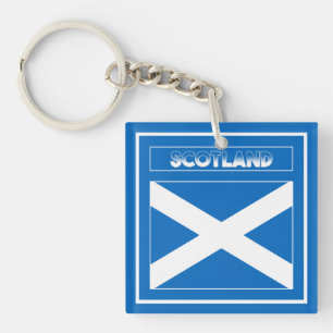 Scotland Flag Key Ring