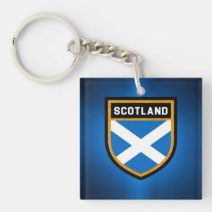 Scotland Flag Key Ring