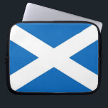 Scotland Flag Laptop Sleeve<br><div class="desc">Protect your laptop with a touch of Scottish pride using our exclusive laptop sleeve featuring the flag of Scotland! Crafted with meticulous attention to detail, this laptop sleeve is more than just a protective accessory; it’s a celebration of Scotland’s rich heritage and cultural pride. The elegant design prominently displays the...</div>