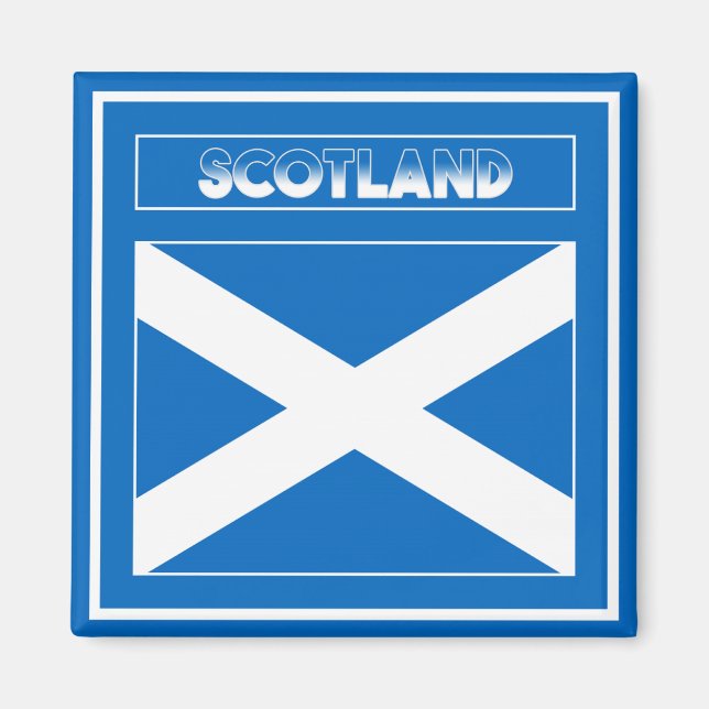 Scotland Flag Magnet (Front)