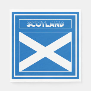 Scotland Flag Napkin