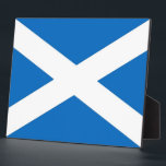 Scotland Flag Plaque<br><div class="desc">Enhance your decor with our distinguished plaque featuring the flag of Scotland! Crafted with meticulous attention to detail, this plaque is more than just a decorative piece; it's a celebration of Scottish heritage and national pride. The bold design proudly showcases the iconic elements of the Scottish flag, including the white...</div>