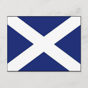 SCOTLAND FLAG POSTCARD