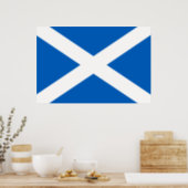 Scotland Flag Poster (Kitchen)