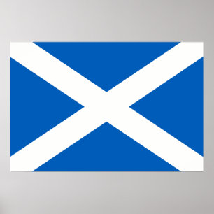 Scotland Flag Poster