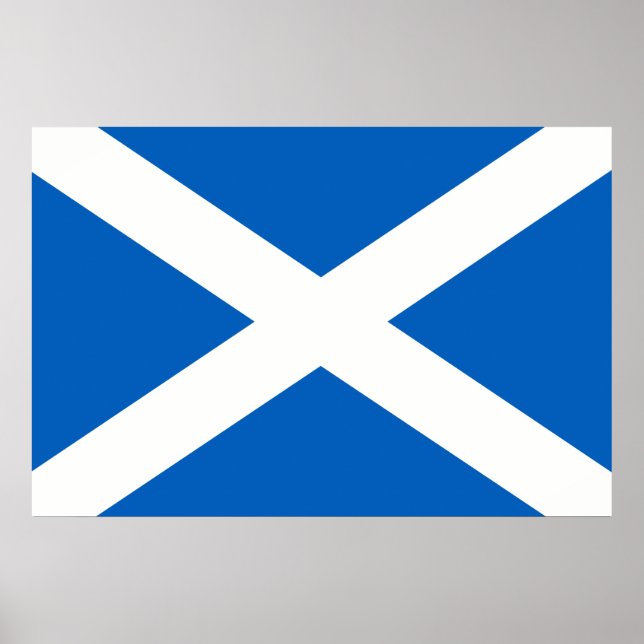 Scotland Flag Poster (Front)