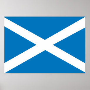 Scotland Flag Poster