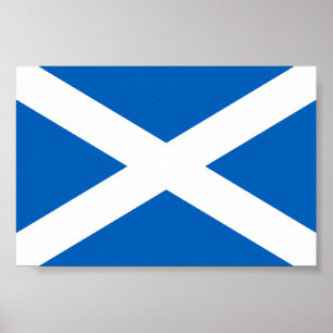 Scotland Flag Poster