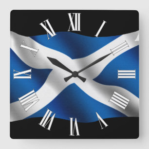 SCOTLAND Flag Proud Scots Patriotic Wall Clock