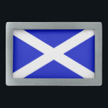 Scotland flag rectangular belt buckle<br><div class="desc">Flag of Scotland.</div>