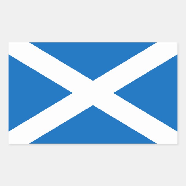 Scotland flag rectangular sticker (Front)