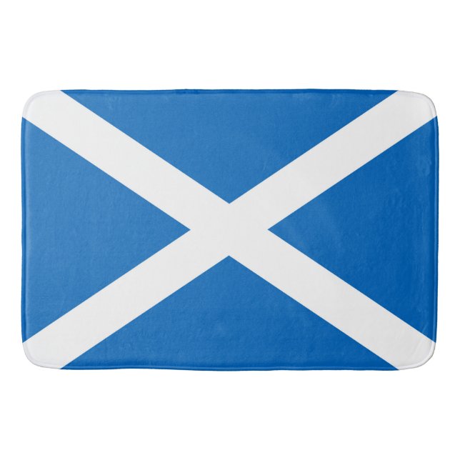 Scotland flag Scottish Saltire Bath Mat (Front)