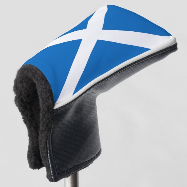 Scotland flag Scottish Saltire Golf Head Cover (3/4 Front)