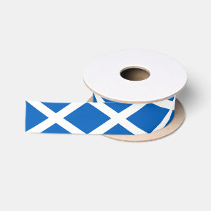Scotland flag Scottish Saltire Satin Ribbon