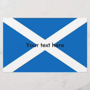 Scotland flag Scottish Saltire Stationery