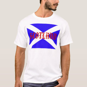 Scotland flag. T-shirt