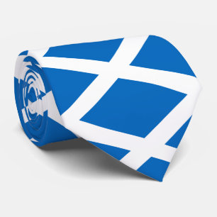 Scotland flag tie