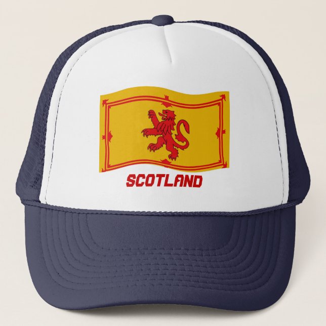 Scotland flag. trucker hat (Front)