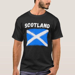 Scotland Flag Vintage Grunge Scottish Flag Scotlan T-Shirt