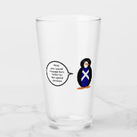 Scotland Flag Wildlife Penguin Personalised Gift