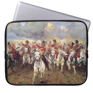 Scotland For Ever (Cavalry Officers) (Military) Laptop Sleeve