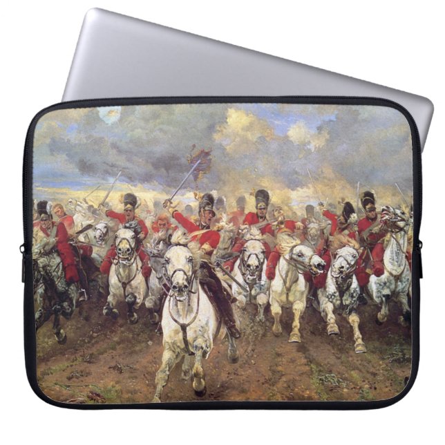 Scotland For Ever (Cavalry Officers) (Military) Laptop Sleeve (Front)